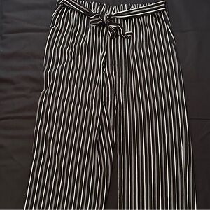Striped Wide leg Pants